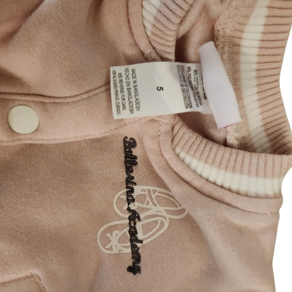 Little Lass Pink and White Kids Jacket - Picture 2 of 5